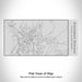 Rendered View of Steamboat Springs Colorado Map Engraving on 17oz Stainless Steel Insulated Cola Bottle