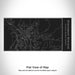 Rendered View of Steamboat Springs Colorado Map Engraving on 17oz Stainless Steel Insulated Cola Bottle in Black