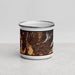 Front View Custom Steamboat Springs Colorado Map Enamel Mug in Ember