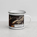 Right View Custom Steamboat Springs Colorado Map Enamel Mug in Ember