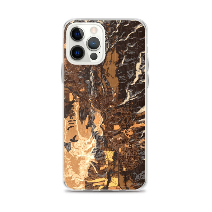Custom Steamboat Springs Colorado Map iPhone 12 Pro Max Phone Case in Ember