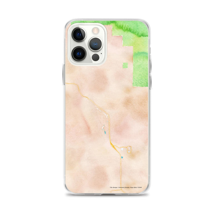 Custom Steamboat Springs Colorado Map iPhone 12 Pro Max Phone Case in Watercolor
