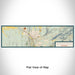 Flat View of Map Custom Steamboat Springs Colorado Map Enamel Mug in Woodblock