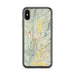 Custom Steamboat Springs Colorado Map Phone Case in Woodblock