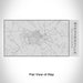 Rendered View of Stephenville Texas Map Engraving on 17oz Stainless Steel Insulated Cola Bottle