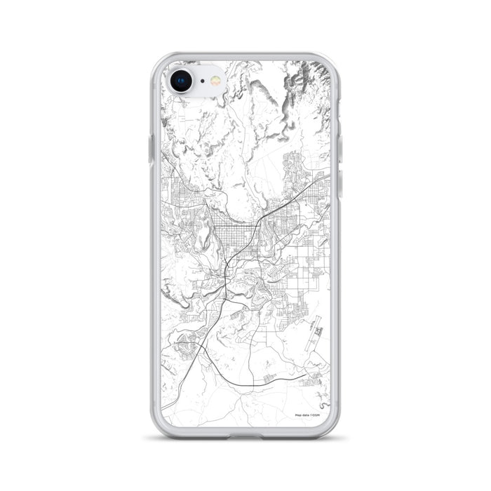 Custom St. George Utah Map iPhone SE Phone Case in Classic