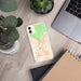 Custom St. George Utah Map Phone Case in Watercolor