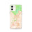 Custom St. George Utah Map iPhone 12 Phone Case in Watercolor