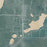 St. Germain Wisconsin Map Print in Afternoon Style Zoomed In Close Up Showing Details