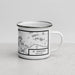 Right View Custom St. Germain Wisconsin Map Enamel Mug in Classic