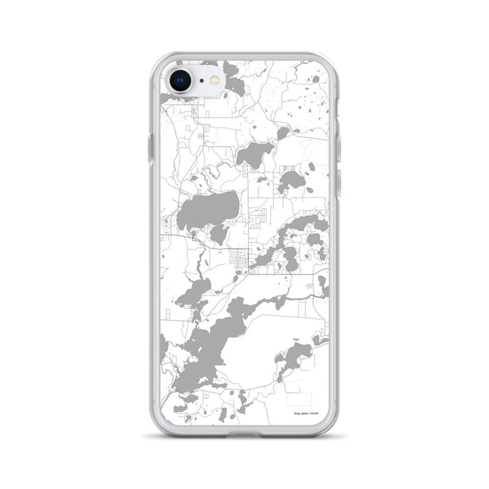 Custom iPhone SE St. Germain Wisconsin Map Phone Case in Classic