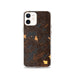 Custom iPhone 12 St. Germain Wisconsin Map Phone Case in Ember