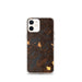 Custom iPhone 12 mini St. Germain Wisconsin Map Phone Case in Ember