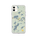 Custom iPhone 11 St. Germain Wisconsin Map Phone Case in Woodblock