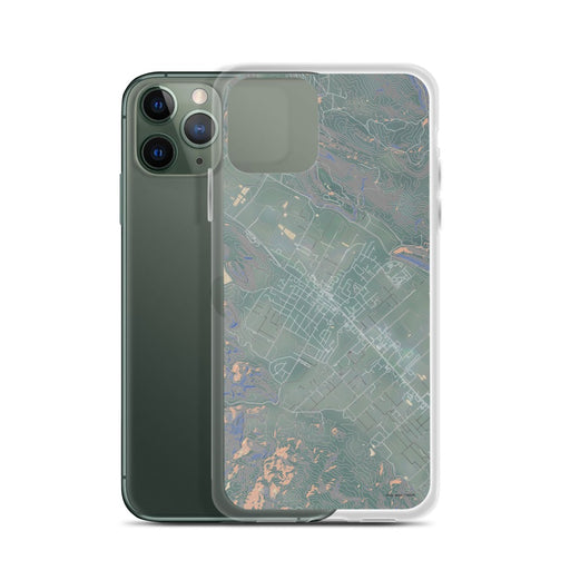Custom St. Helena California Map Phone Case in Afternoon
