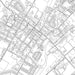 St. Helena California Map Print in Classic Style Zoomed In Close Up Showing Details