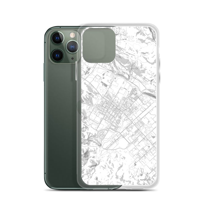 Custom St. Helena California Map Phone Case in Classic