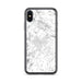 Custom iPhone X/XS St. Helena California Map Phone Case in Classic