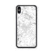 Custom iPhone XS Max St. Helena California Map Phone Case in Classic