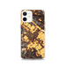 Custom iPhone 12 St. Helena California Map Phone Case in Ember