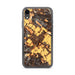 Custom iPhone XR St. Helena California Map Phone Case in Ember