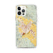 Custom iPhone 12 Pro Max St. Helena California Map Phone Case in Woodblock