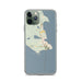 Custom iPhone 11 Pro St. Ignace Michigan Map Phone Case in Woodblock