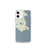 Custom iPhone 12 mini St. Ignace Michigan Map Phone Case in Woodblock