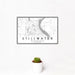 12x18 Stillwater Minnesota Map Print Landscape Orientation in Classic Style With Small Cactus Plant in White Planter