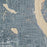 Stillwater Minnesota Map Print in Afternoon Style Zoomed In Close Up Showing Details