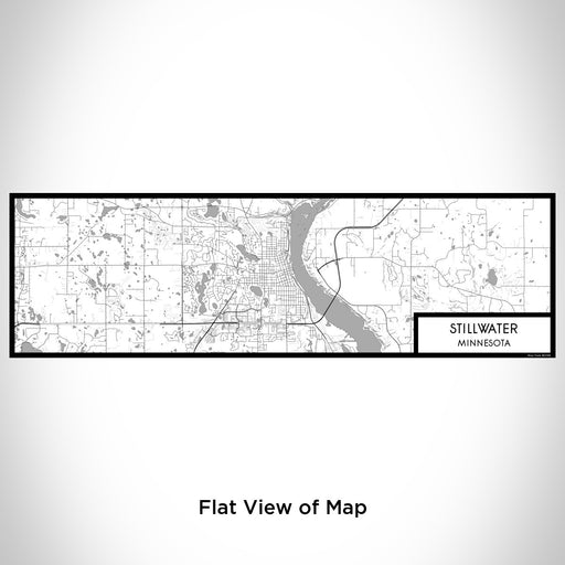 Flat View of Map Custom Stillwater Minnesota Map Enamel Mug in Classic