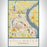 Stillwater Minnesota Map Print Portrait Orientation in Woodblock Style With Shaded Background