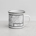 Right View Custom St. Louis Missouri Map Enamel Mug in Classic