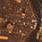 St. Louis Missouri Map Print in Ember Style Zoomed In Close Up Showing Details