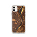 Custom St. Louis Missouri Map Phone Case in Ember