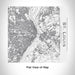 Rendered View of St. Louis Missouri Map Engraving on 17oz Stainless Steel Insulated Tumbler in White