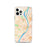 Custom St. Louis Missouri Map iPhone 12 Pro Phone Case in Watercolor