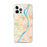 Custom St. Louis Missouri Map iPhone 12 Pro Max Phone Case in Watercolor