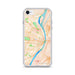 Custom St. Louis Missouri Map iPhone SE Phone Case in Watercolor