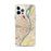 Custom St. Louis Missouri Map iPhone 12 Pro Max Phone Case in Woodblock