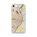 Custom St. Louis Missouri Map iPhone SE Phone Case in Woodblock