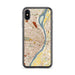 Custom St. Louis Missouri Map Phone Case in Woodblock