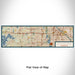 Flat View of Map Custom St. Louis Park Minnesota Map Enamel Mug in Woodblock