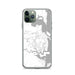 Custom St. Marys Georgia Map Phone Case in Classic