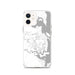 Custom St. Marys Georgia Map iPhone 12 Phone Case in Classic