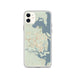 Custom St. Marys Georgia Map Phone Case in Woodblock