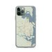 Custom St. Marys Georgia Map Phone Case in Woodblock