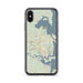 Custom St. Marys Georgia Map Phone Case in Woodblock