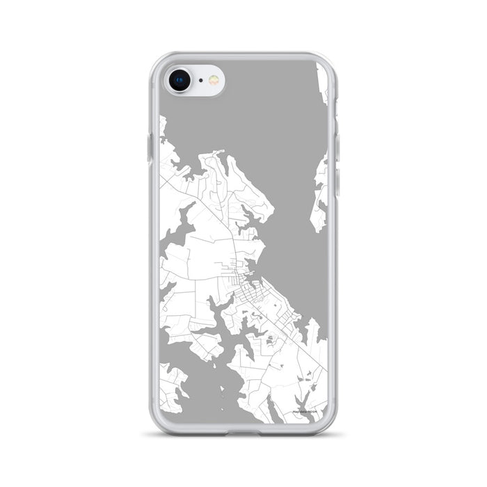 Custom iPhone SE St. Michaels Maryland Map Phone Case in Classic