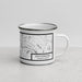Right View Custom Stockbridge Massachusetts Map Enamel Mug in Classic